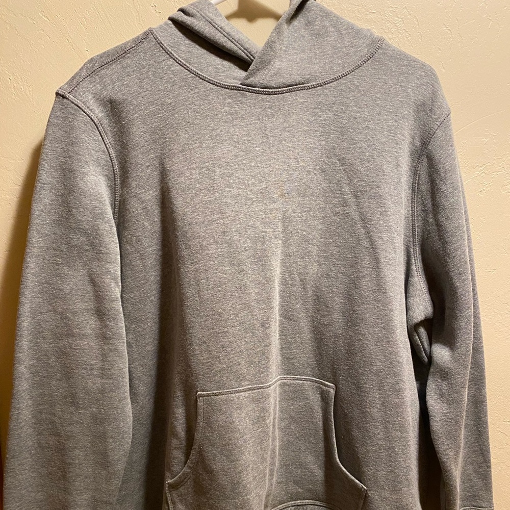 Plain grey sweatshirt
